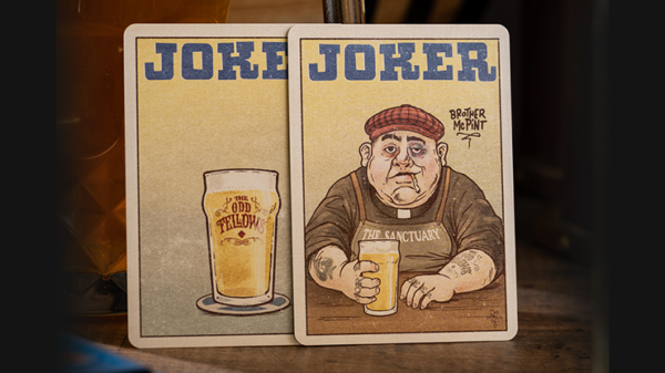 80267-alt3 Odd Fellow Brother McPint Poker Playing Cards by Stockholm17