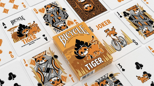 80279-alt1 Bicycle Tiger Playing Cards by US Playing Card Co