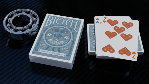 Bicycle Robot Playing Cards