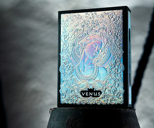 Venus Platinum (Black) Playing Cards by TCC Fashion
