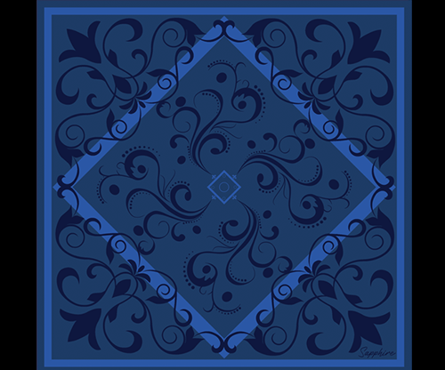 Devil's Bandana V.3 - Precious Stones Collection by Lee Alex (Sapphire Blue)