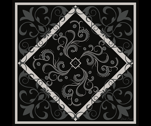 Devil's Bandana V.3 - Precious Stones Collection by Lee Alex (Black Pearl)