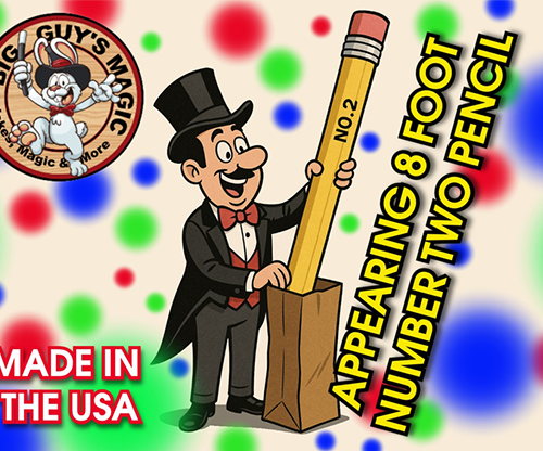 Appearing number two pencil- 8 Foot by Big Guys Magic