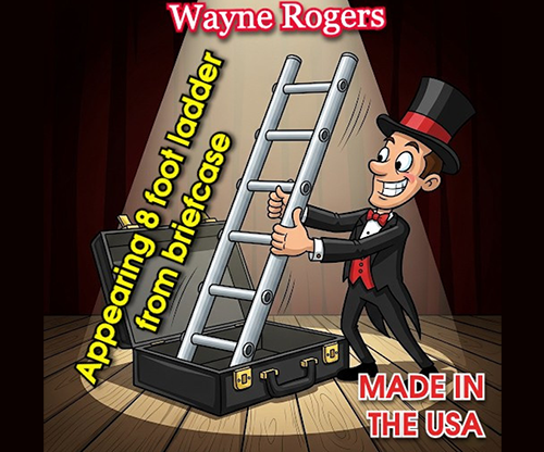Wayne Rogers Appearing 8 Foot Ladder from Briefcase by Big Guys Magic