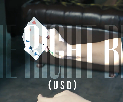 The Right Bill (USD) by Wang Zhe & Bacon Magic