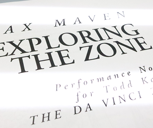 Max Maven's Exploring the Zone and The Da Vinci Zone
