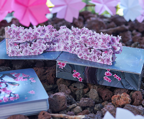 Sakura Renaissance 3D Pop-up Moonlight Edition Playing Cards