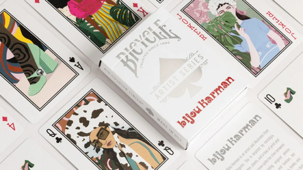 Bicycle Bijou Karman Purp/Red Box Set by US Playing Cards