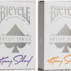 Bicycle Kenny Scharf Purple/Orange Box Set by US Playing Cards