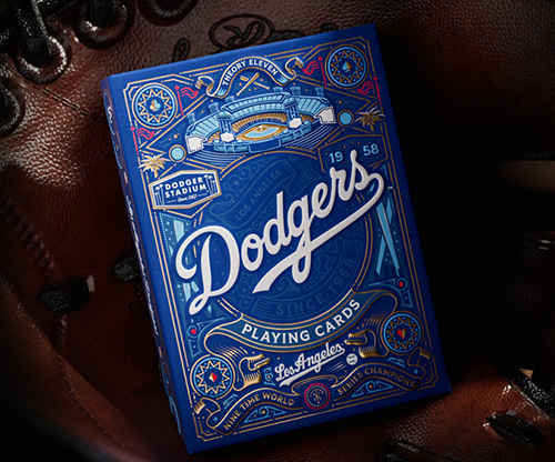 Dodgers Playing Cards by theory11