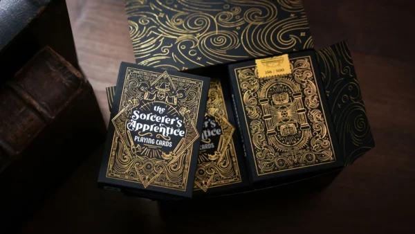 Sorcerer's Apprentice Playing Cards (Black)