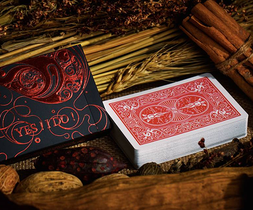 Love Promise of Vow (Red) Playing Cards by The Bocopo Playing Card Company