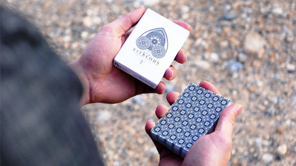 60037-alt1 Vitreous Playing Cards by R.E. Handcrafted