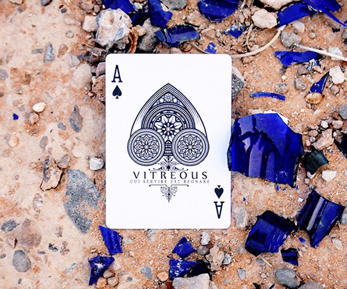 60037-alt5 Vitreous Playing Cards by R.E. Handcrafted