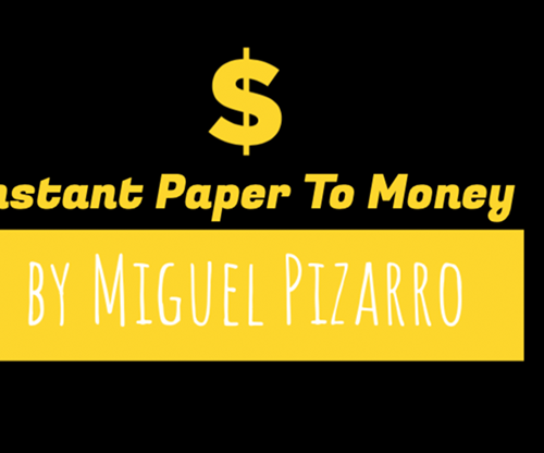 Instant Paper to Money (Dollar) by Miguel Pizarro