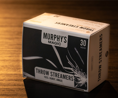 Throw Streamers 12 pk. (White / 30 Head) by Murphy's Magic