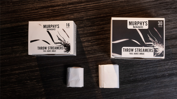 79160-alt2 Throw Streamers 12 pk. (White / 16 Head) by Murphy's Magic