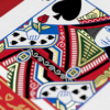 Red Roses Gold Foil Playing Cards (Fully Marked)