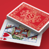 Red Roses Gold Foil Playing Cards (Fully Marked)