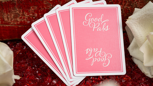 80405-alt1 Good Pals Valentine's Pink Playing Cards
