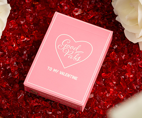 80405-full Good Pals Valentine's Pink Playing Cards