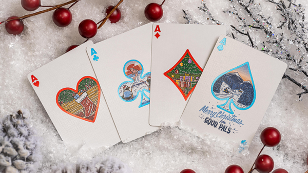 Good Pals Christmas (Snow Globe Limited Edition) Playing Cards