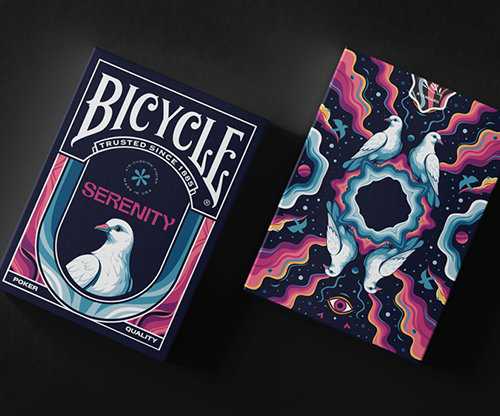 80510-full Bicycle Serenity Playing Cards by EmilySleights
