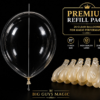 Needle Through Balloon Refill Pack (25 Count) by Big Guy's Magic