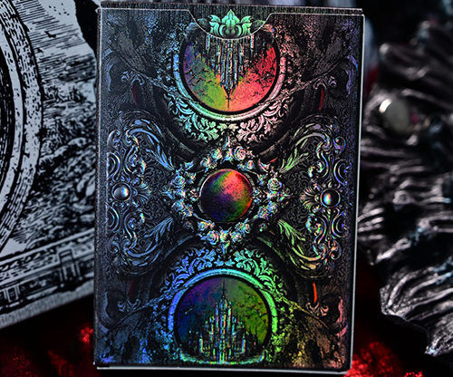 80638-alt1 Trinity of Night - Vampire HOLO Playing Cards by Evokad