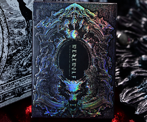 80639-full Trinity of Night - Werewolf HOLO Playing Cards by Evokad