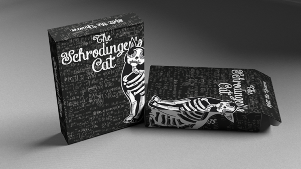 74833-alt1 Schrodinger's Cat: Dead Black Edition Playing Cards