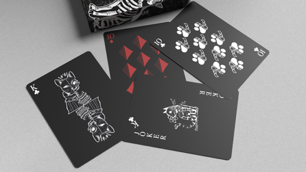 74833-alt2 Schrodinger's Cat: Dead Black Edition Playing Cards