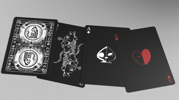74833-alt3 Schrodinger's Cat: Dead Black Edition Playing Cards
