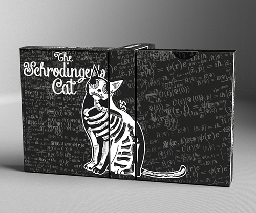 Schrodinger's Cat: Dead Black Edition Playing Cards