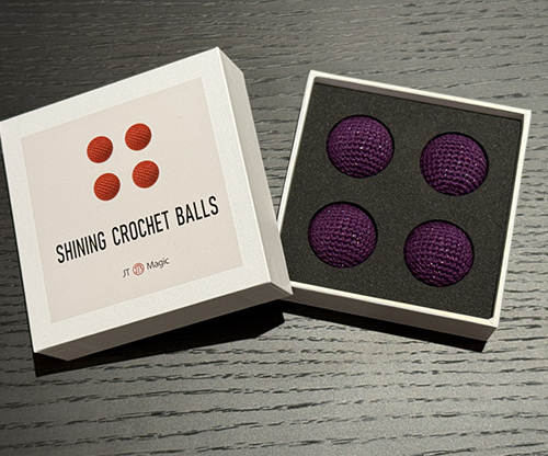 Shining Crochet Balls (Dark Purple) by JT Magic