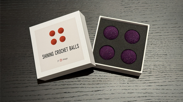 79207-alt1 Shining Crochet Balls (Dark Purple) by JT Magic