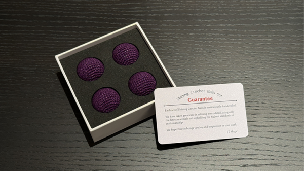 79207-alt2 Shining Crochet Balls (Dark Purple) by JT Magic