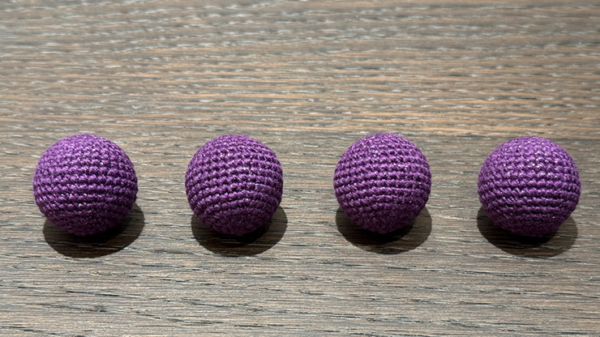 79207-alt3 Shining Crochet Balls (Dark Purple) by JT Magic