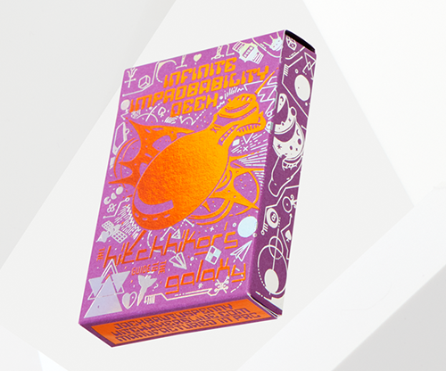 The Hitchhiker's Guide to The Galaxy- The Infinite Improbability Deck (Don't Panic Purple)