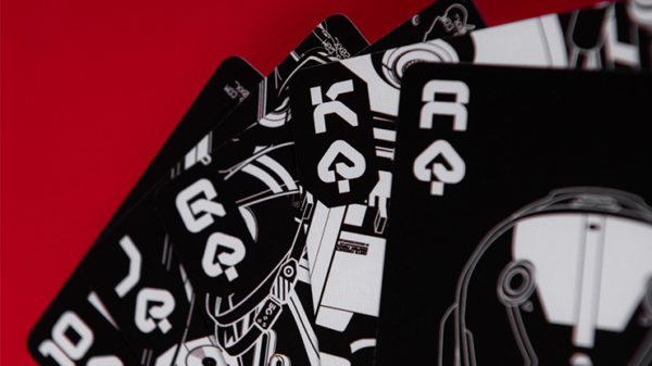 79583-alt3 Bicycle Machine56 R-TYPE/2 Black Playing Cards by RunIt Decks