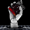 79583-full Bicycle Machine56 R-TYPE/2 Black Playing Cards by RunIt Decks