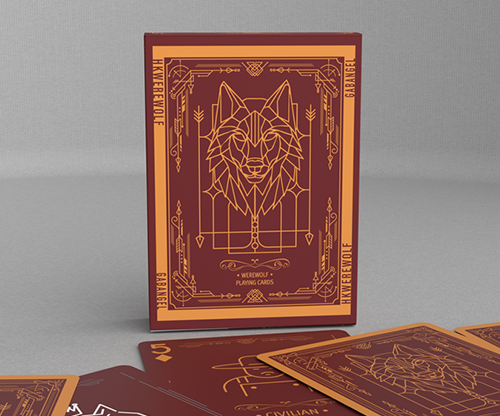 Werewolf Playing Cards