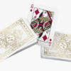 Black Roses White Gold Foil Playing Cards
