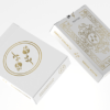 Black Roses White Gold Foil Playing Cards
