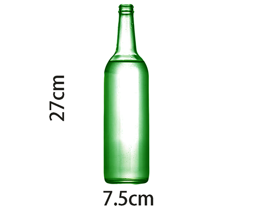 Self Exploding Green Beer Bottle (Large) by Wance