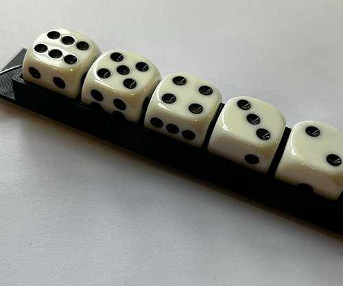 Missing Number Dice by Etienne Pradier