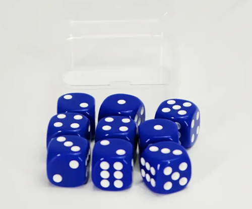 80754-full Forcing Cup Dice Set (Blue) by Magic Express