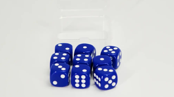 80754-full Forcing Cup Dice Set (Blue) by Magic Express