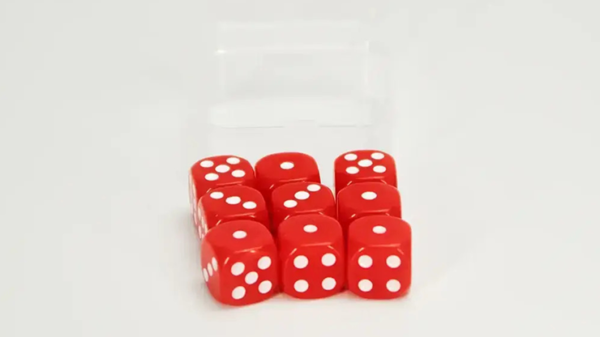 80755-full Forcing Cup Dice Set (Red) by Magic Express