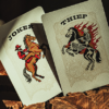 79966-alt2 Gunslingers Poker (Blue) Playing Cards